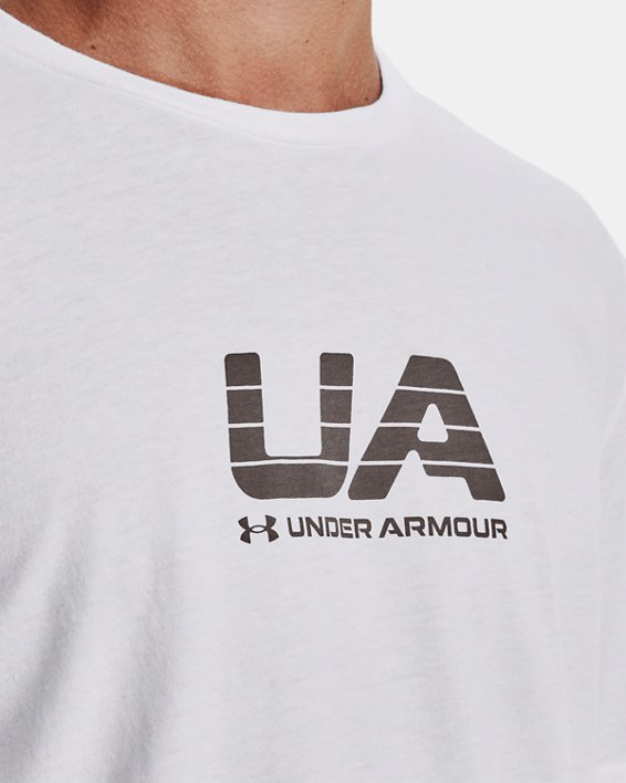 เสื้อแขนสั้น UA Archive Vintage สำหรับผู้ชาย in White image number 3